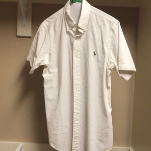 Polo button down T-shirt.